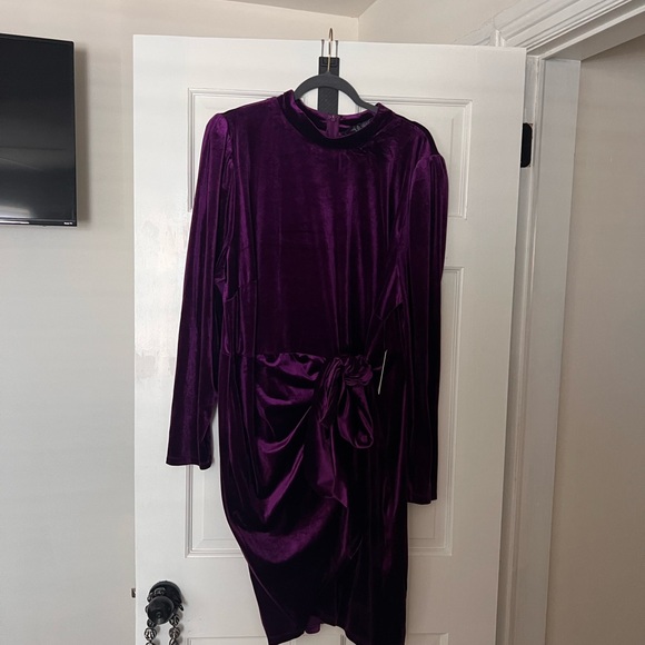 Eloquii Dresses & Skirts - Eloquii Purple Long Sleeve Dress